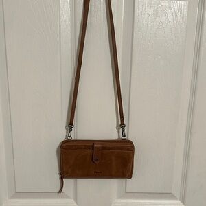 The Sak Tan Leather Crossbody Bag